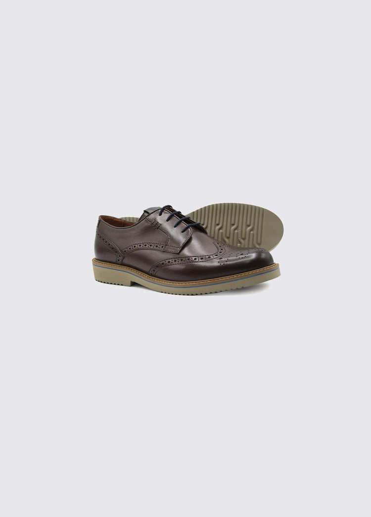 Stan Men's Lace Up Shoe - Mahogany