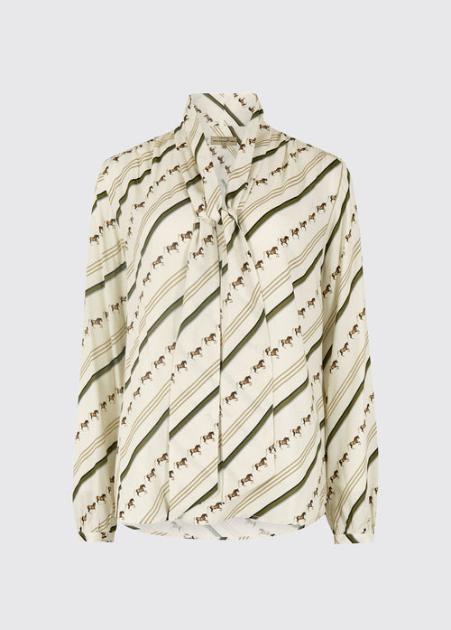 Sweetalison Women's tie-neck blouse - Ivory