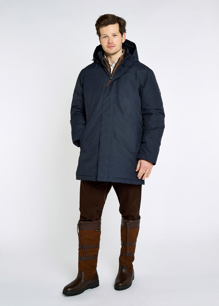 Swiftsheath Men’s waterproof, hooded down parka - navy