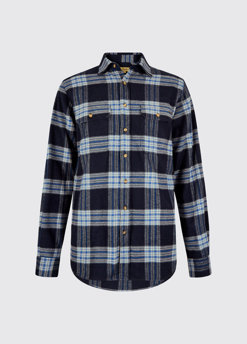 Townley Men’s hunting check shirt - Indigo