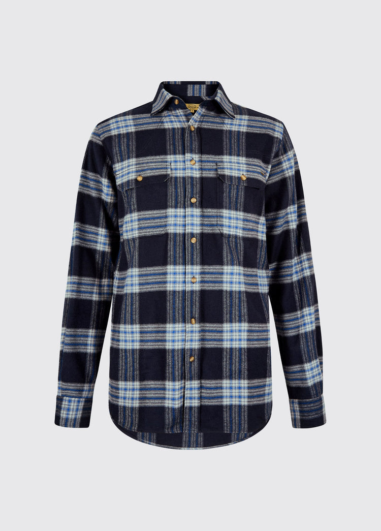 Townley Men’s hunting check shirt - Indigo
