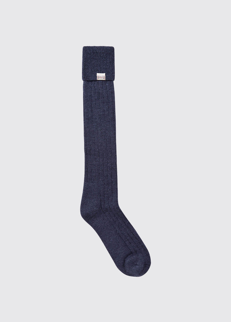 Alpaca Socks - Navy