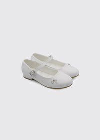 Veronica Communion Shoe - White