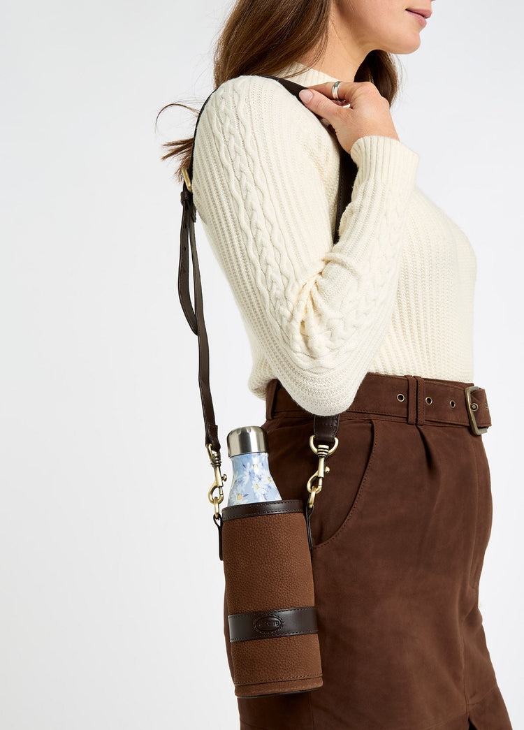 Westport Leather Bottle Holder - Walnut