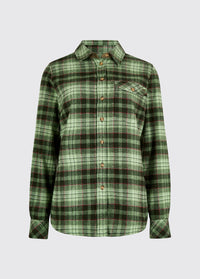 Wildprivet Women’s hunting check shirt - Olive