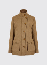 Willow Women's tweed utility jacket - Camel Twill