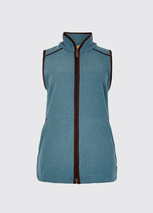 Carbury Fleece Gilet - Indigo