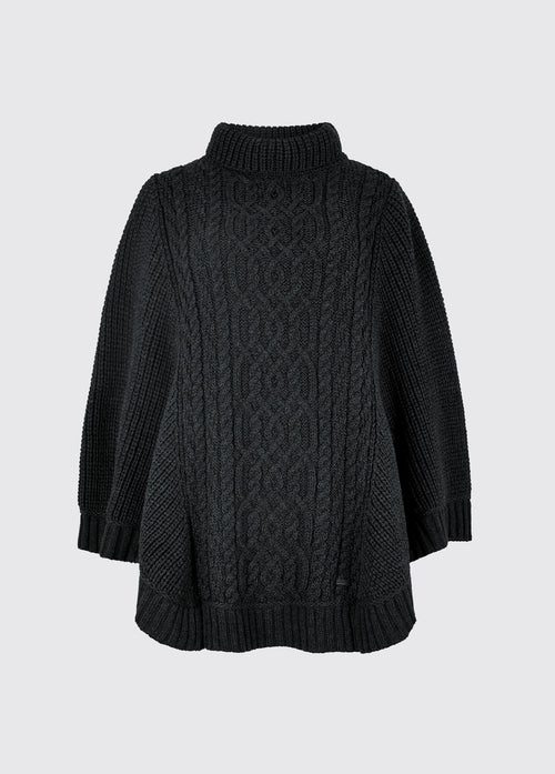 Kilronan Poncho - Charcoal