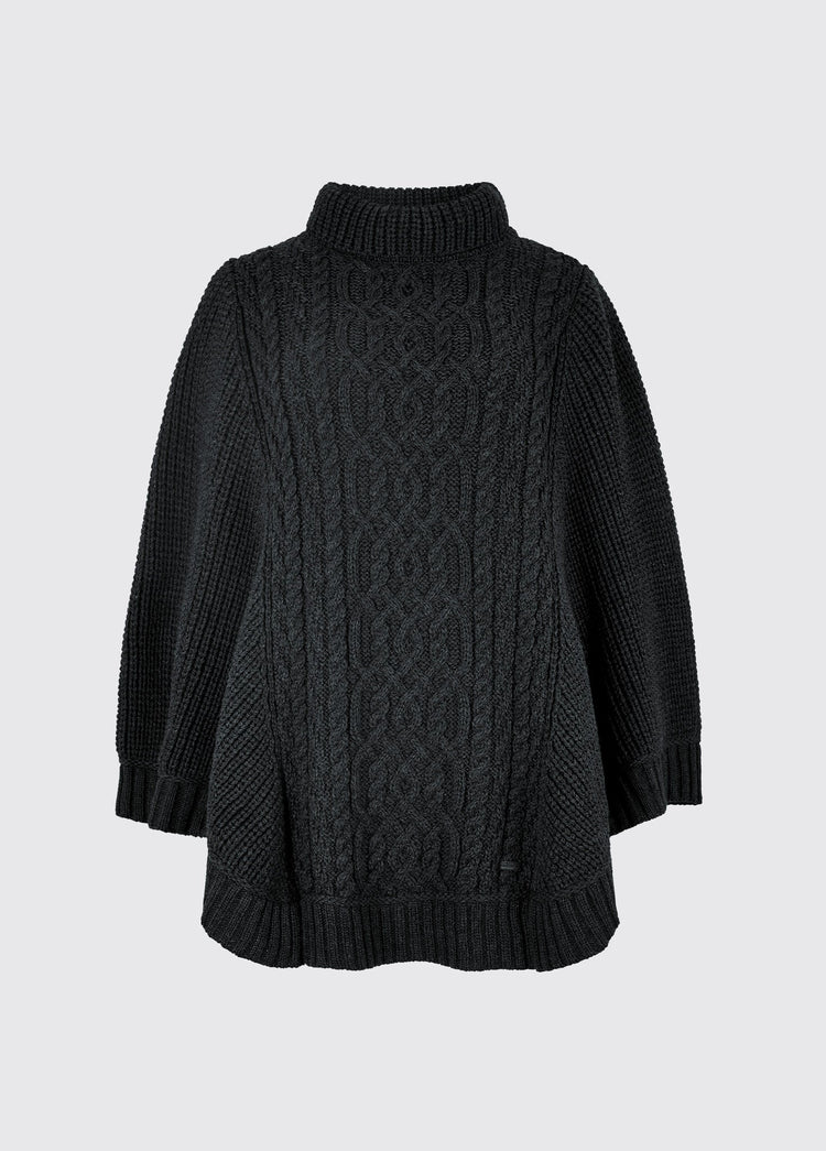 Kilronan Poncho - Charcoal
