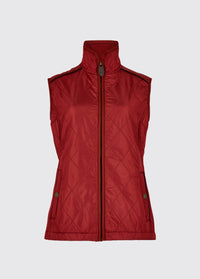 Heywood Women's Quilted Gilet - Red Pepper