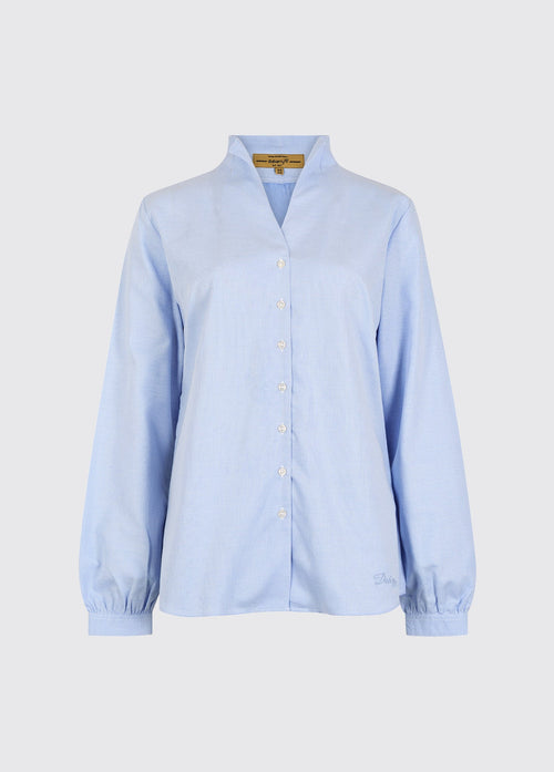 Woodsage Women's Cotton Shirt - Blue
