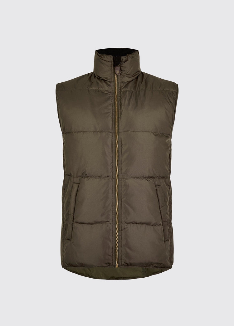 Woodstock Men's Quilted Gilet - Olive