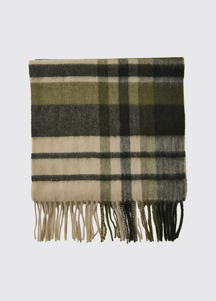 Kildavin Wool Scarf - Olive