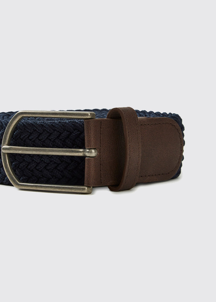 Oysterhaven Woven Belt - Navy