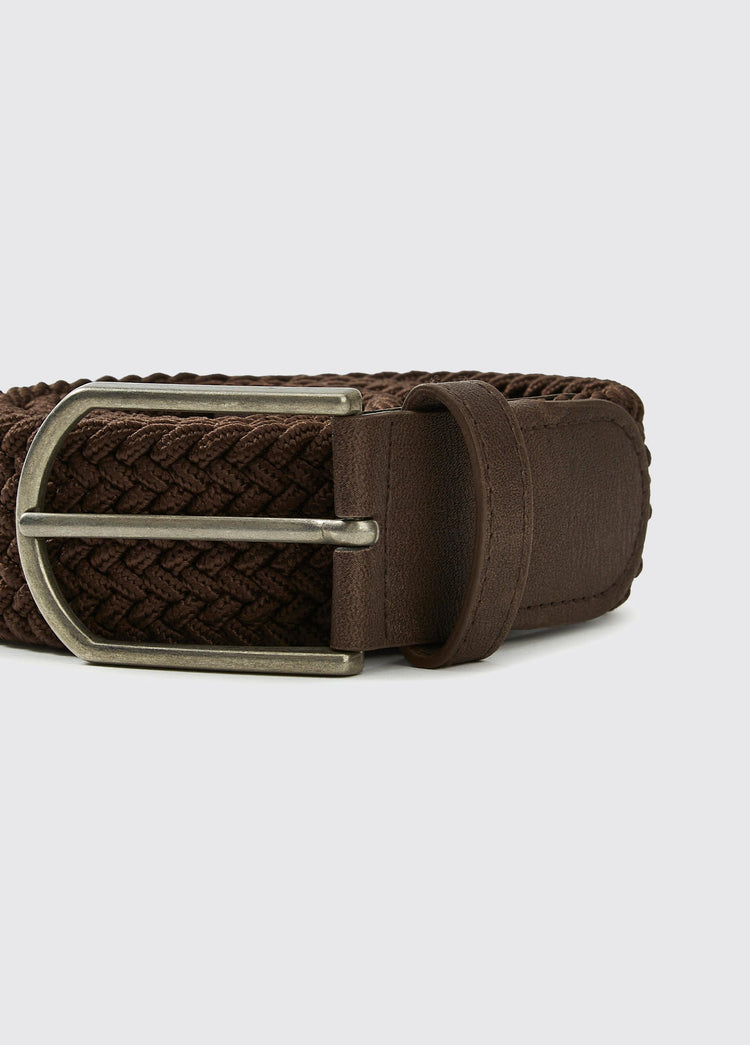 Oysterhaven Woven Belt - Walnut