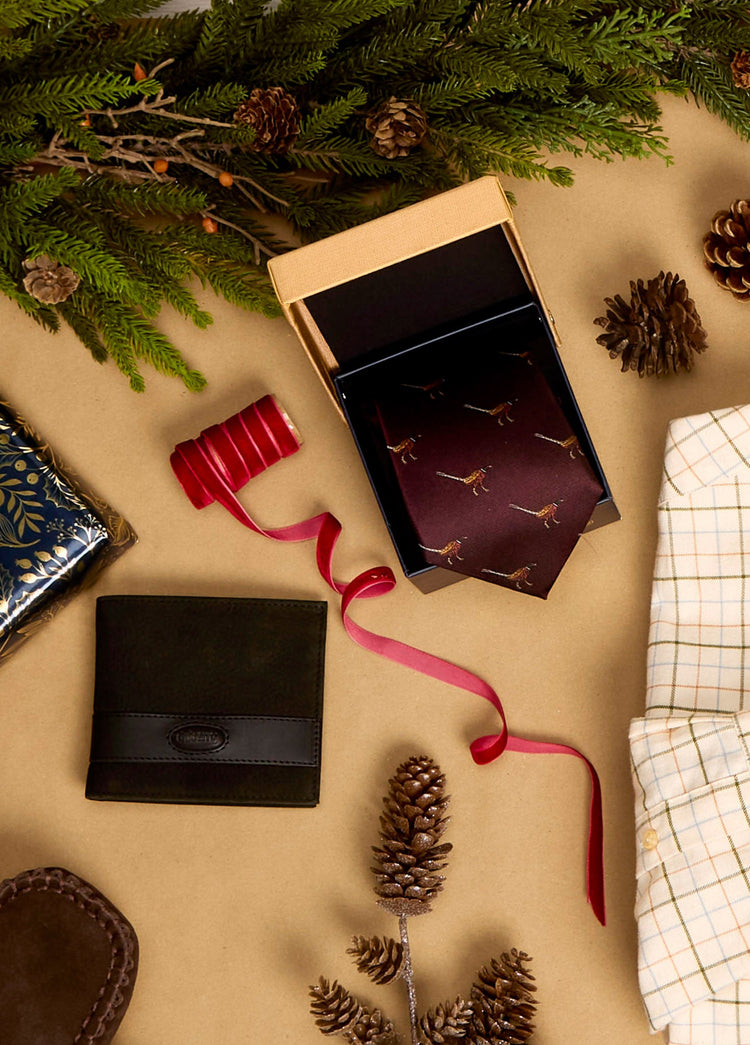 Madden Mens Silk Tie - Merlot